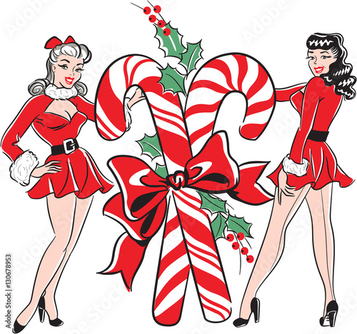 Santa's Helpers with Candy Canes