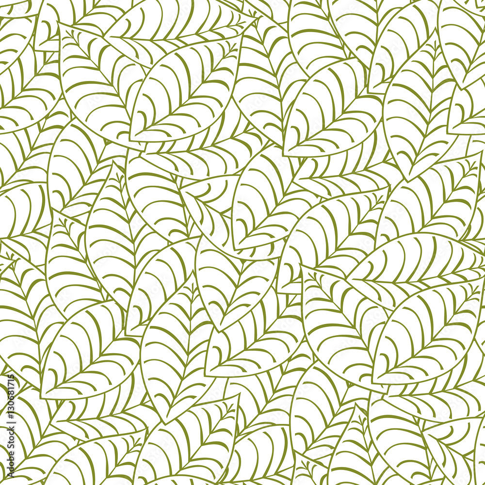 seamless leaf pattern and background vector illustration seamless leaf pattern and background vector illustration