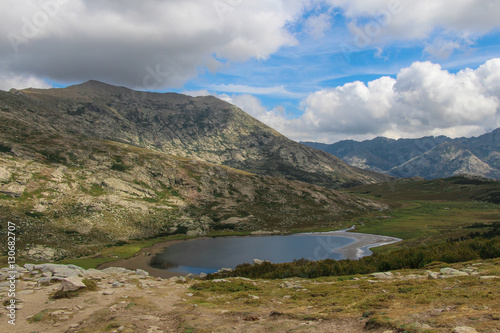 The Nino Lake  GR20 trail  Corse  France.