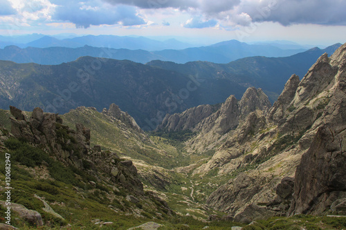 Mountain landscape, Corse, France.