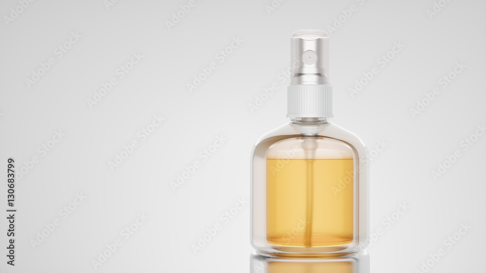 Clean bottle mockup. 3d render and illustration. Clean bottle mockup. 3d render and illustration.