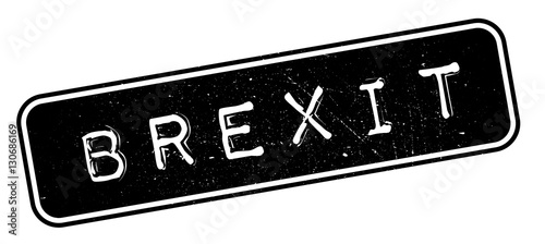 Brexit rubber stamp. Grunge design with dust scratches. Effects can be easily removed for a clean, crisp look. Color is easily changed.