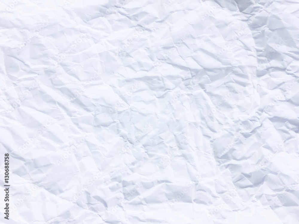 Obraz premium White paper wrinkled texture for background