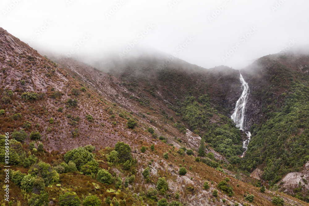 Horsetail Falls Queenstown Tasmania