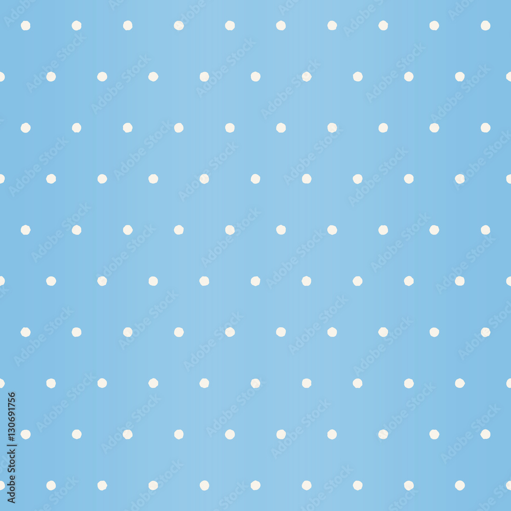 Snowfall pattern. Seamless vector polka dot background