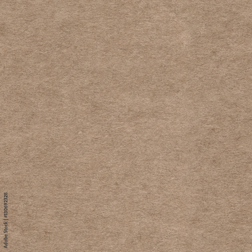 Seamless tan kraft paper background. Seam free recycled card stock