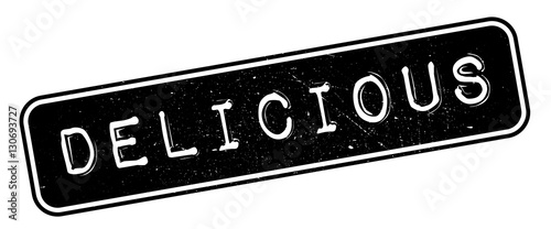 Delicious rubber stamp. Grunge design with dust scratches. Effects can be easily removed for a clean, crisp look. Color is easily changed.