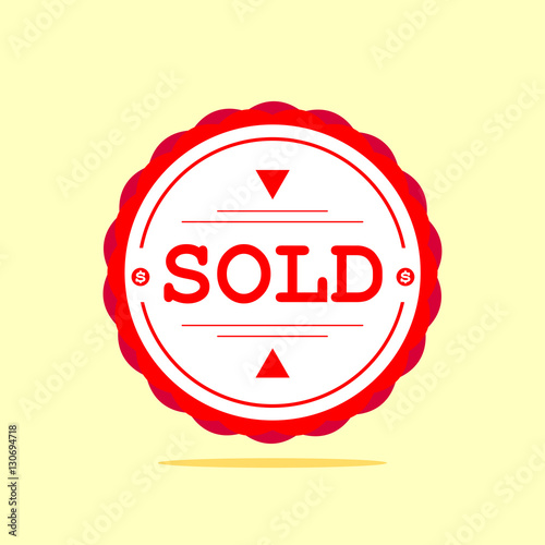 sold badge
