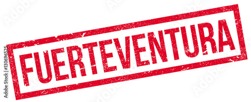 Fuerteventura rubber stamp. Grunge design with dust scratches. Effects can be easily removed for a clean, crisp look. Color is easily changed.