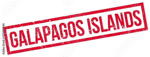 Galapagos Islands rubber stamp. Grunge design with dust scratches. Effects can be easily removed for a clean, crisp look. Color is easily changed.