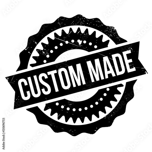 Custom made stamp. Grunge design with dust scratches. Effects can be easily removed for a clean, crisp look. Color is easily changed.