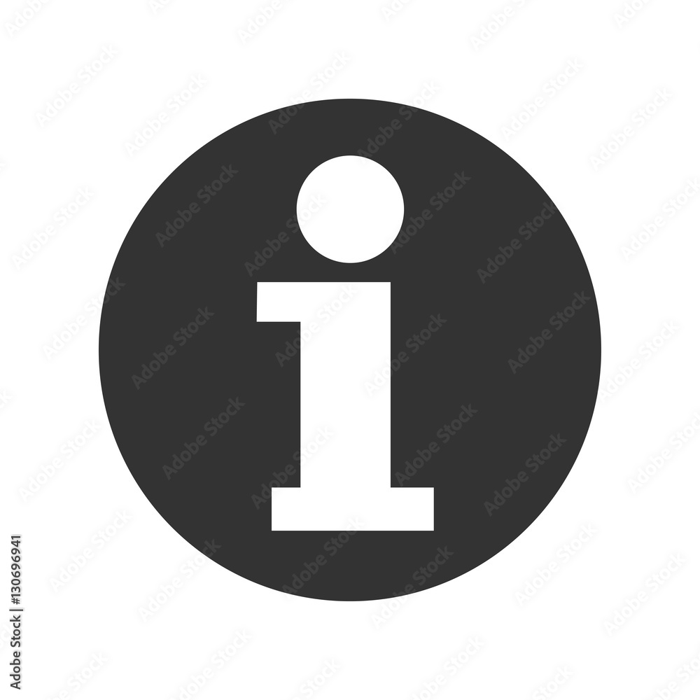 Information sign - Vector icon isolated Information sign - Vector icon isolated
