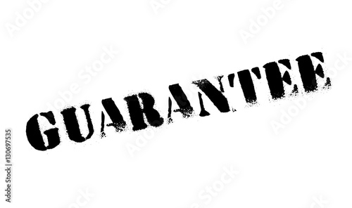 Guarantee stamp. Grunge design with dust scratches. Effects can be easily removed for a clean, crisp look. Color is easily changed.