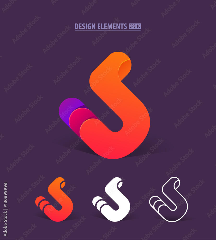 Abstract vector logo symbol collection. App icon Abstract vector logo symbol collection. App icon