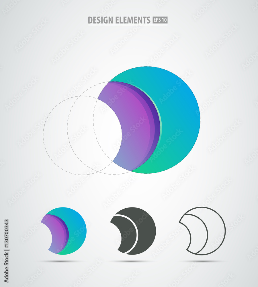 Vector letter D corporate logo templates set. Abstract circle creative signs and symbols. Line art. Material design paper shape. Origami elements. Clean and simple collection. Application icon. Vector letter D corporate logo templates set. Abstract circle creative signs and symbols. Line art. Material design paper shape. Origami elements. Clean and simple collection. Application icon.