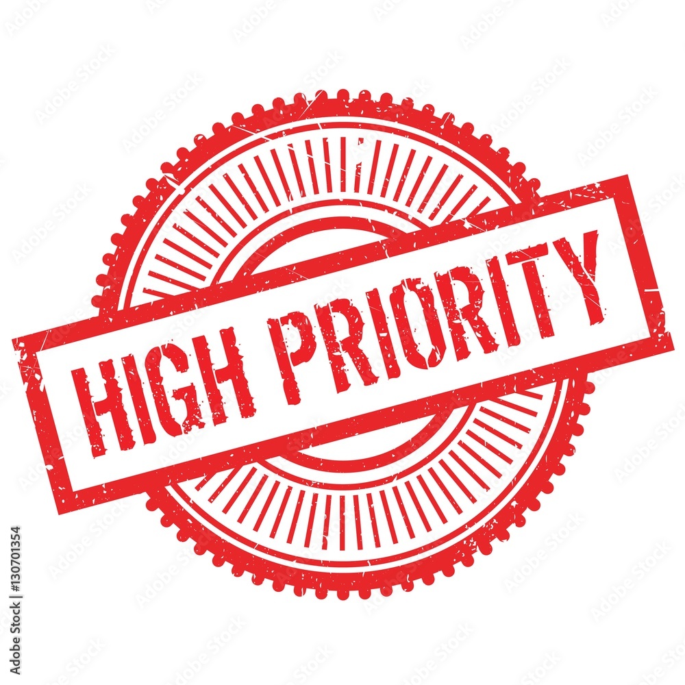 High priority stamp. Grunge design with dust scratches. Effects can be easily removed for a clean, crisp look. Color is easily changed. High priority stamp. Grunge design with dust scratches. Effects can be easily removed for a clean, crisp look. Color is easily changed.