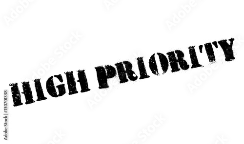 High priority stamp. Grunge design with dust scratches. Effects can be easily removed for a clean, crisp look. Color is easily changed.