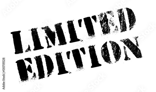 Limited edition stamp. Grunge design with dust scratches. Effects can be easily removed for a clean, crisp look. Color is easily changed.