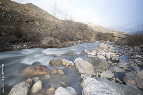The river and mountains