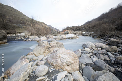 The river and mountains