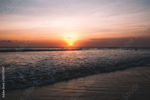Sunset om the Indian ocean, Indonesia, Bali © ArinaEmelyanova