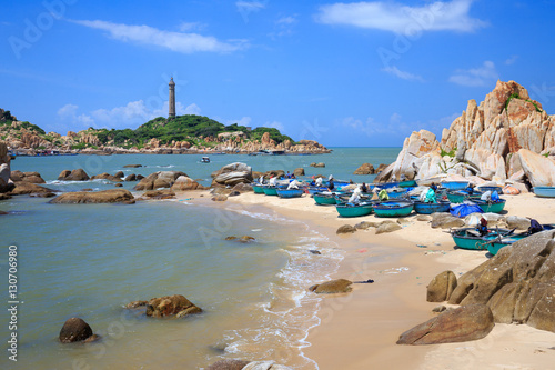 Ke Ga beach at Mui Ne, Phan Thiet, Binh Thuan, Vietnam. photo