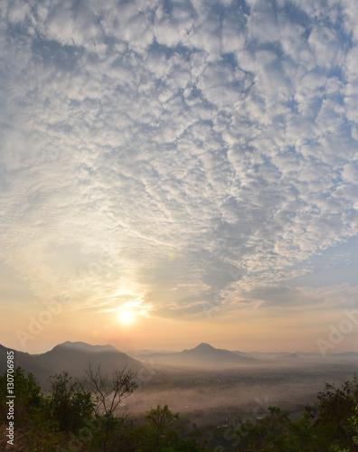 Sea of mist at phu tok , Chiang Kan district, Loei province,Thailand