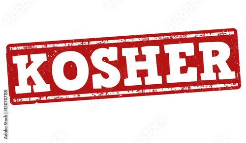 Kosher sign or stamp