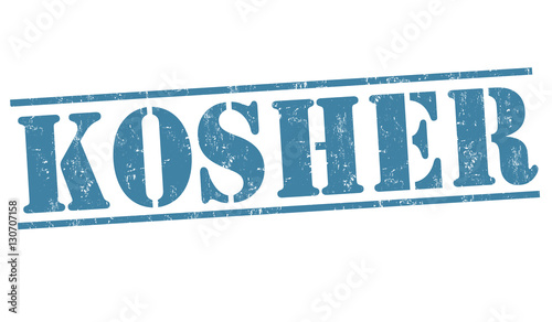 Kosher sign or stamp