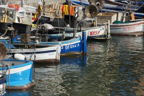 fisherman boats in a Italian port