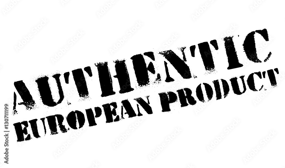 Authentic european product stamp. Grunge design with dust scratches. Effects can be easily removed for a clean, crisp look. Color is easily changed.