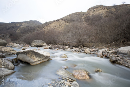 The river and mountains