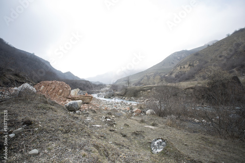 The river and mountains