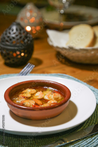 Spanish Style Garlic Shrimp