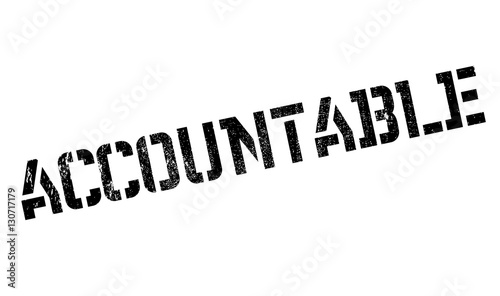 Accountable rubber stamp