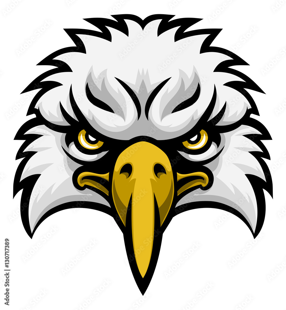 Fototapeta premium Eagle Mascot Face
