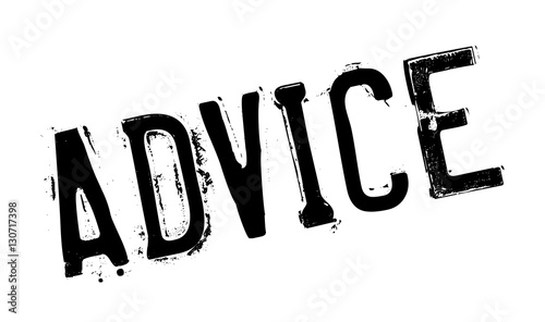 Advice rubber stamp
