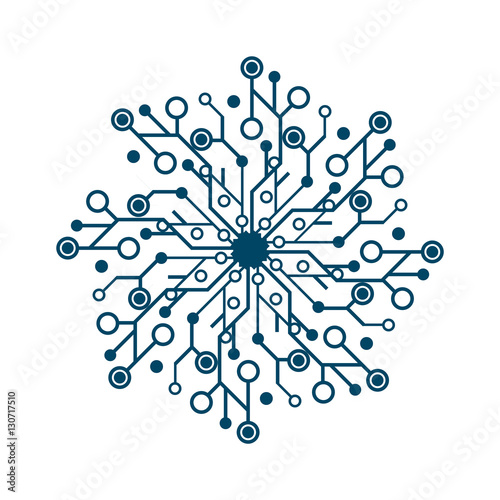 Technology vector logo