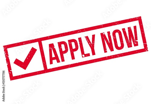 Apply Now rubber stamp