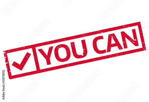 You Can rubber stamp