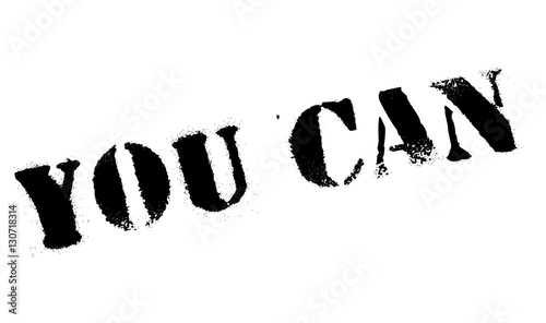 You Can rubber stamp