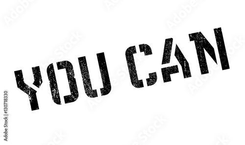 You Can rubber stamp