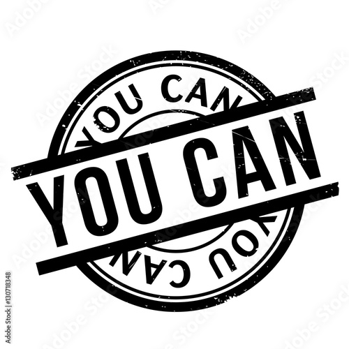 You Can rubber stamp