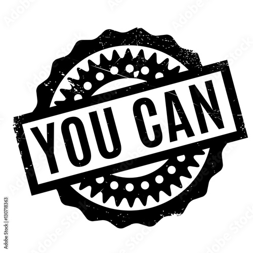 You Can rubber stamp