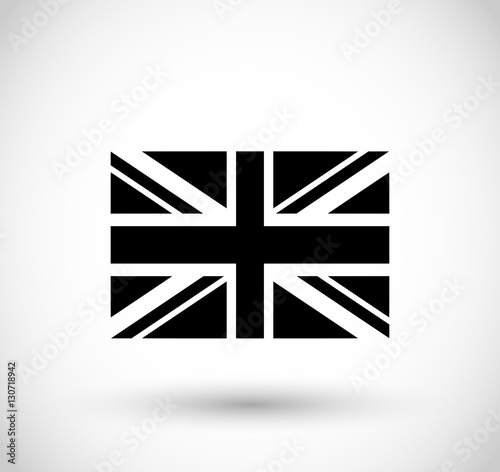 English flag icon vector