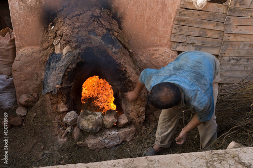 Pottery oven at Safi, Morocco photo