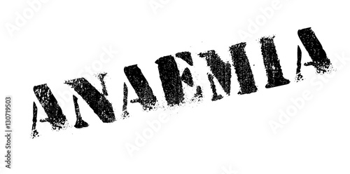 Anaemia rubber stamp