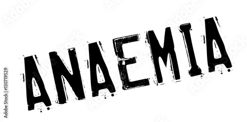 Anaemia rubber stamp