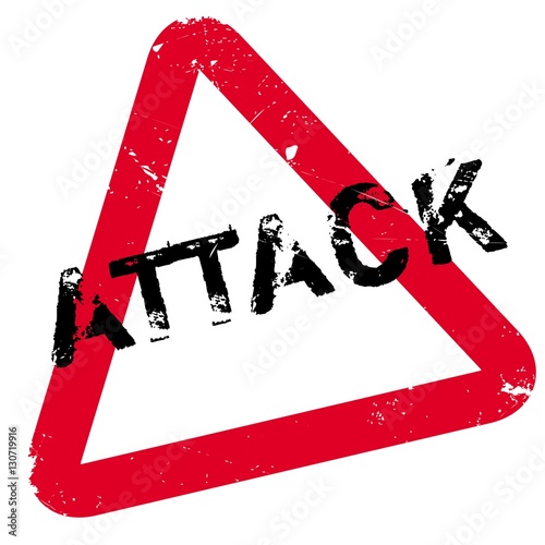 Attack rubber stamp