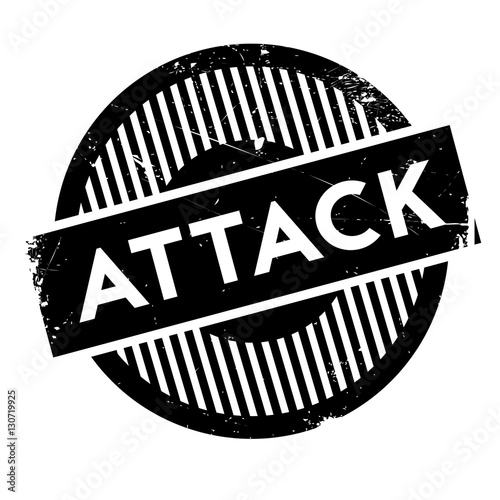 Attack rubber stamp